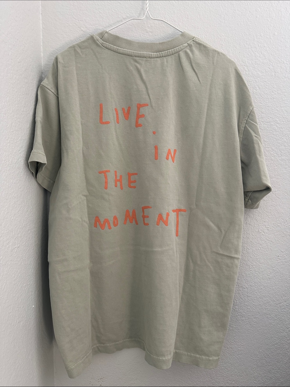 Live In The Moment Short Sleeve Tee - Sage